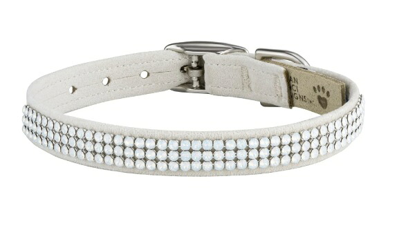 ★Susan Lanci★3 Row Pearl Giltmore 1/2" Collar_ドウスワロフスキ付き犬用首輪｜Mif and Chelly 11,172円