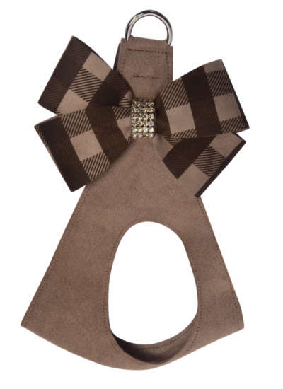 ★Susan Lanci/スーザンランシー★Nouveau Bow Fawn Gingham Step In Harnessスワロフスキー付馬具