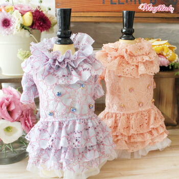 ★Wooflink★(ウーフリンク) PRINCESS DRESS 犬用フリルドレス