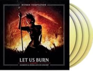 輸入盤 WITHIN TEMPTATION / LET US BURN ： ELEMENTS ＆ HYDRA LIVE IN CONCERT （WHITE ＆ YELLOW MARBLED） [4LP]