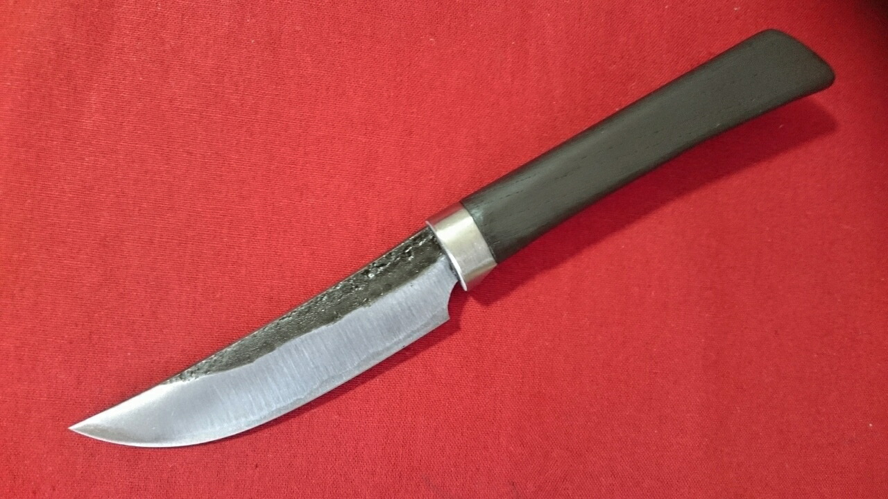 累計販売2万枚突破 青紙スーパー 手打ちナイフ けやき柄 包丁型 黒柄 105ｍｍ 実用ナイフ 狩猟刀 アウトドア 鍛造ナイフ 国際ブランド Www Ugs Ed Ao