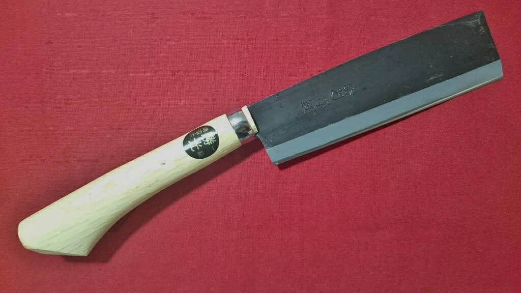 楽天市場】義光 土佐打ち刃物 角ナタ 片刃 角鉈 165mm 逆鞘 左鞘 和式