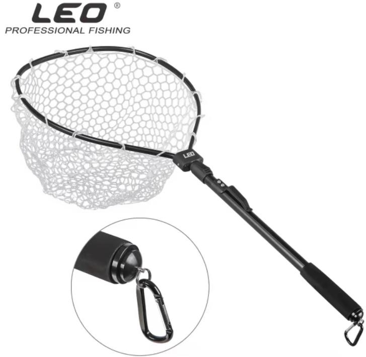 SPEEDMARK ランディングネット ラバー 折りたたみ たも網 折り畳み