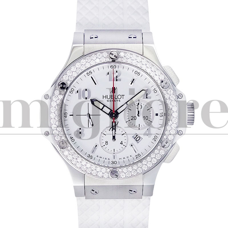 美品 HUBLOT ウブロ ビッグバン サンモリッツ 301.SE.230.RW.114 ホワイト メンズ 腕時計【中古】