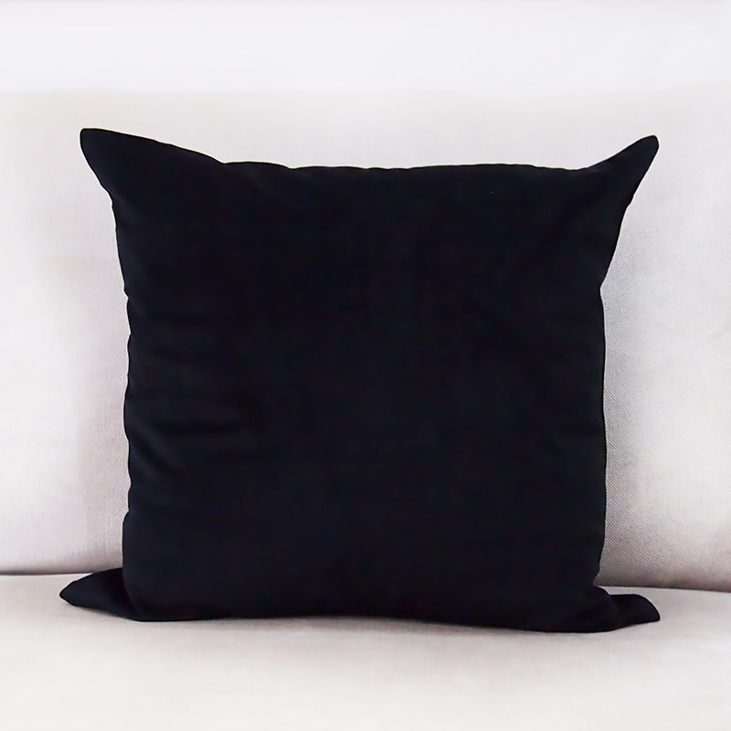 楽天市場】送料無料 日本製 全25色クッションカバー[スーパーブラック