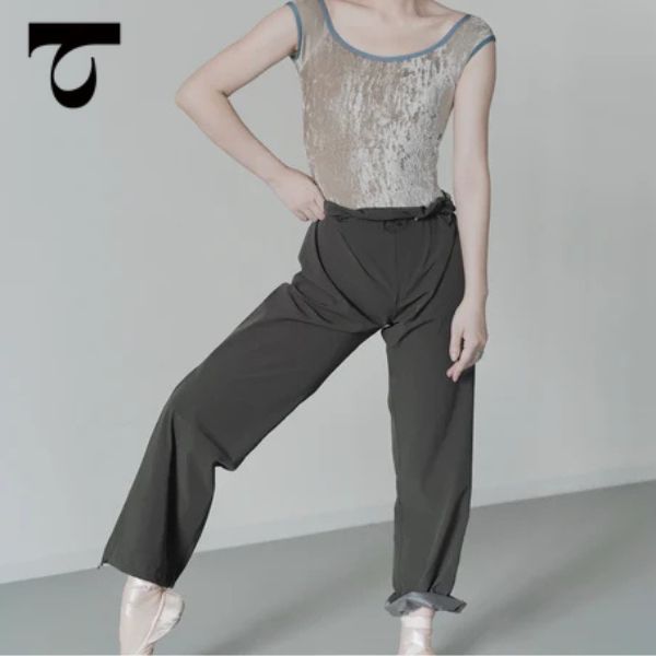 【マラソン中全品P3倍】 バレエ ウォームアップパンツ 【Typha/タイファ】サウナパンツ ウォームアップ　裾調節可能！ロング丈 ミニヨン バレエ 用品 バレエ用品 専門 ウォームアップウエア サウナ ダンス 温かい 発汗 レッスン 着