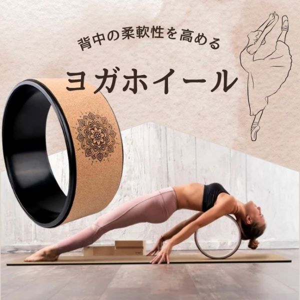 楽天市場】ヨガホイール バレエ ヨガ 胸椎進展 背中ストレッチ 体幹