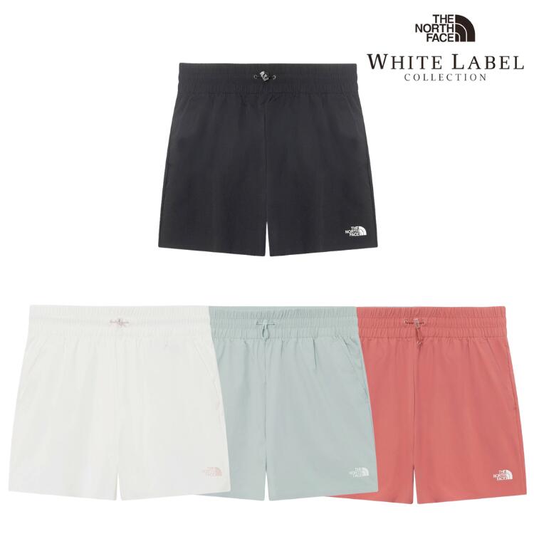 正規品2025年度春新商品 THE NORTH FACE W'S ICE RUN SHORTS レディース アイス ラン ショートパンツ WHITE LABEL 韓国 ノースフェイス ホワイトレーベル 冷感 涼しげ Aライン 動きやすい 快適 女性 プレゼント 春 夏 NS6NR30JKLM