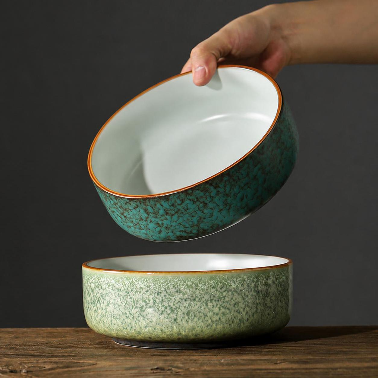 茶こぼし 四季 陶器 窯変釉 手作り 丸型 広口 全2色 約1200ml 直径18.5cm お茶の時間 茶席 茶器の洗浄 果物皿 建水 湯こぼし 茶殻入れ 茶がら入れ 大容量 円形 釉薬仕上げ 手仕事 自然な色むら 茶器 ティータイム 来客用 食卓 キッチン 小物入れ おもてなし｜MIHO暮らし倉