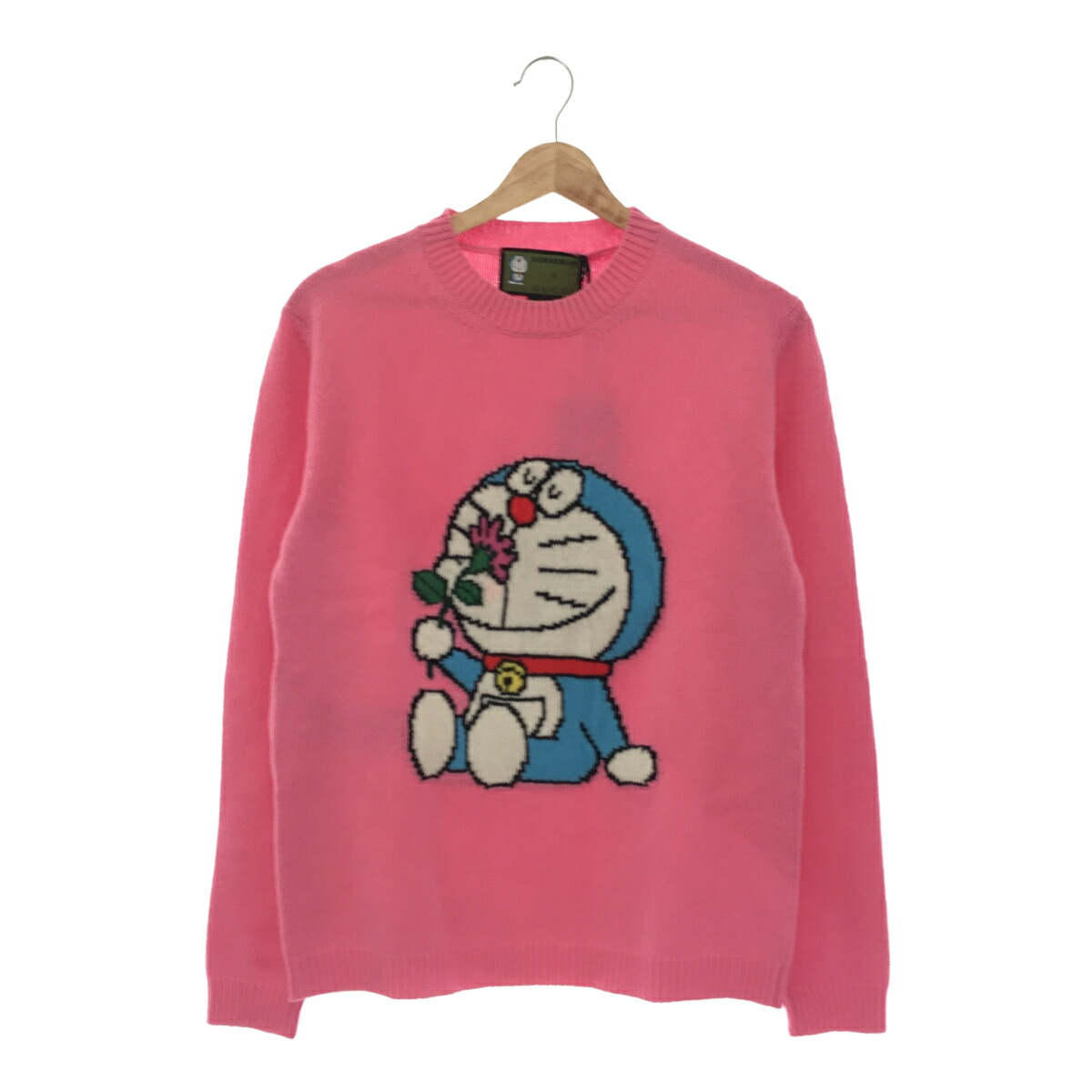 直営店購入、正規品、GUCCI×ドラえもん トレーナー(汚れあり) GUCCI】ドラえもん コラボ トレーナー ブラック L - メルカリ