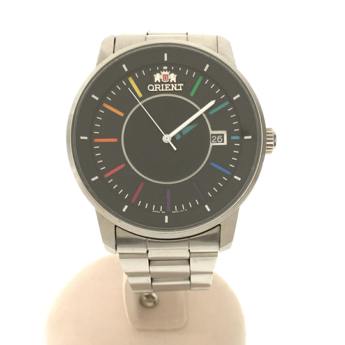 質屋 時計 オリエント ORIENT ER02-C8-B 裏スケルトン 自動巻き オートマ 腕時計 レインボー H6739 みいち質店｜みいち質店