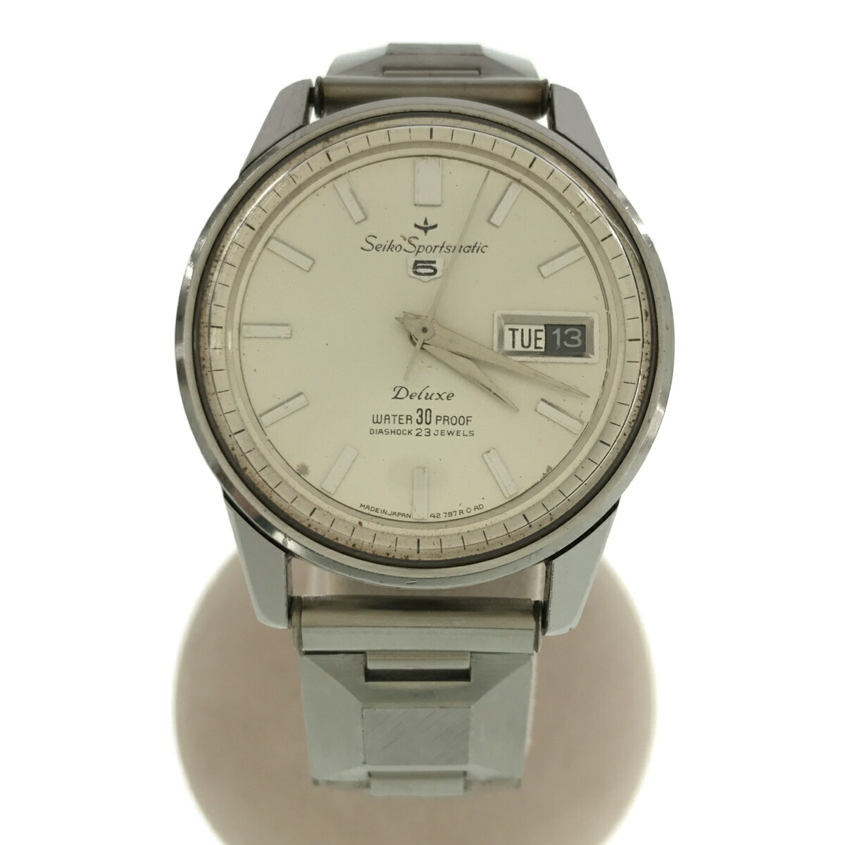 稼働品です　セイコー 5 SEIKO アイスブルー 7S26-0420 自動巻き 腕時計 稼働 セイコー 5 ファイブ SEIKO アイスブルー 7S26-0420