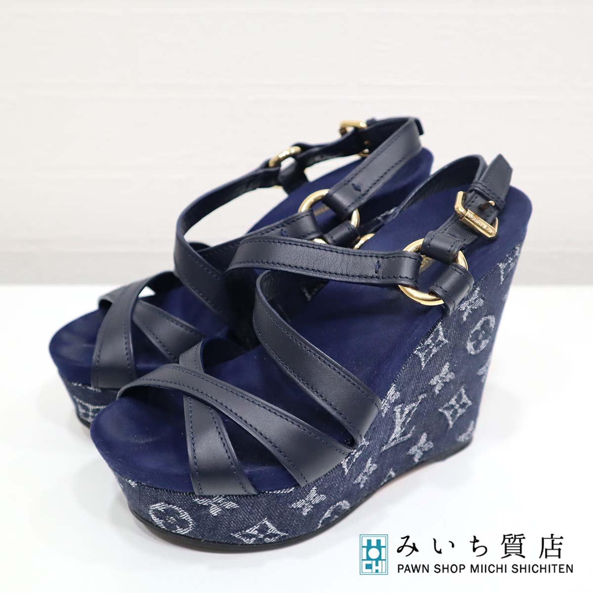 Louis Vuitton デニム オープントゥ サンダル 2106800520484-1.jpg