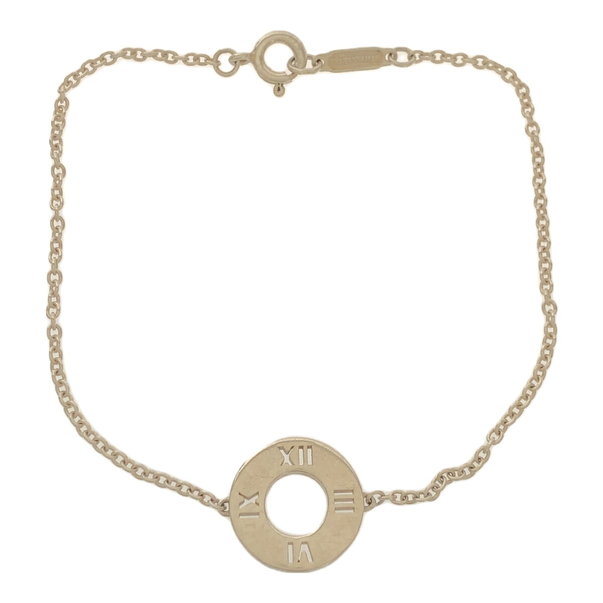 質屋 ティファニー TIFFANY & Co. ブレス アトラス ピアスド サークル シルバー 925 ブレスレット 2g H9318 みいち質店｜みいち質店