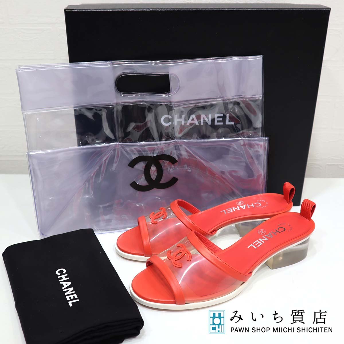 CHANEL☆トラベルライン☆ミュール CHANEL シャネル ミュール ＃34 1/2 レディース ニュートラベル