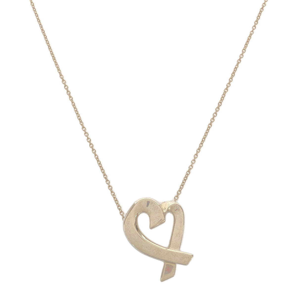 質屋 TIFFANY&Co ティファニー ラビングハート ネックレス ペンダント アクセサリー SV925 シルバー 約5.3g H6446 みいち質店｜みいち質店