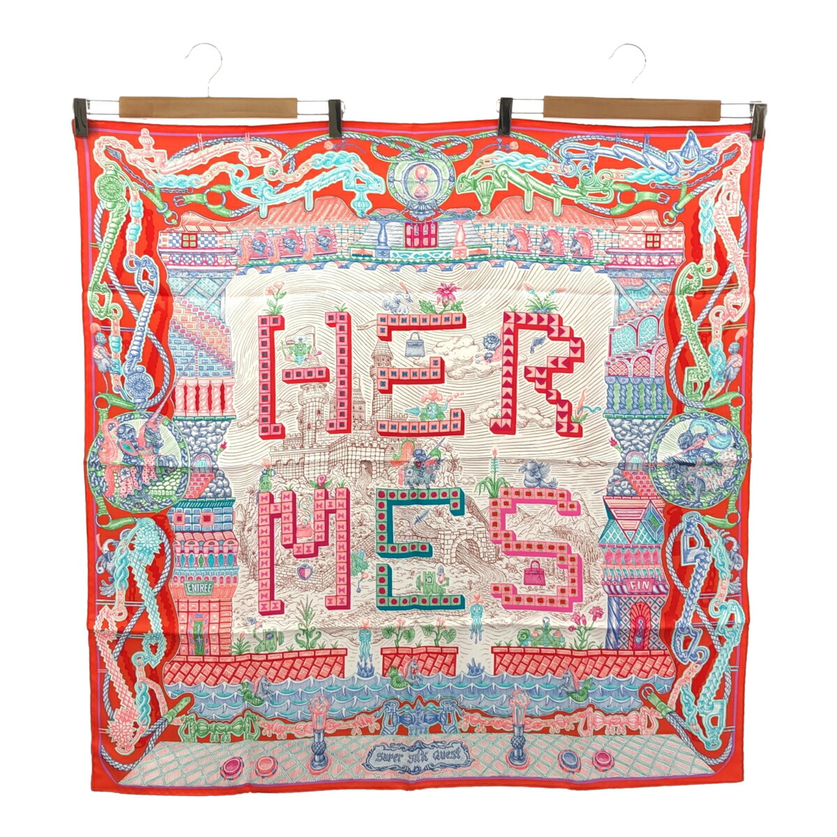 楽天市場】【エルメス】Hermes 23AW カレ90 シルクスカーフ Super Silk