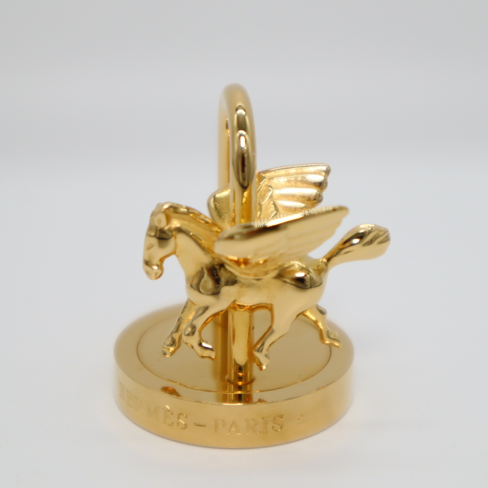 美品　HERMES　エルメス　ペガサス　カデナ　チャーム　ゴールド　箱付 HERMES エルメス バッグチャーム カデナチャーム アーネダンス