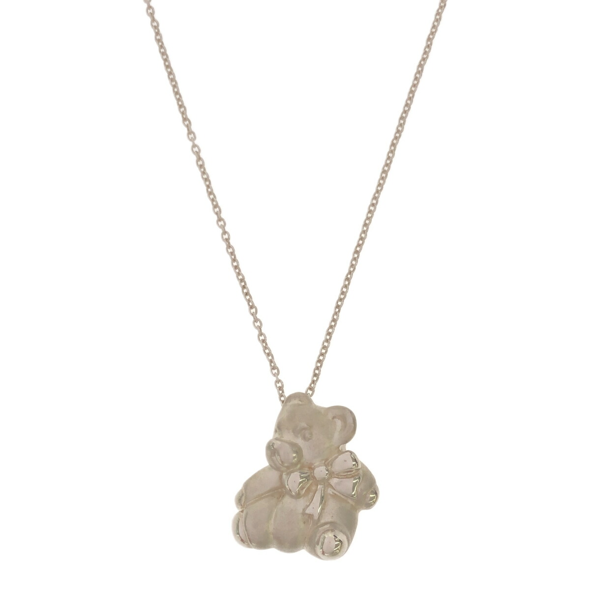 Tiffany & Co. クマ ペンダントネックレス 925 TIFFANY&Co. ティファニー クマ ネックレス シルバー レディース