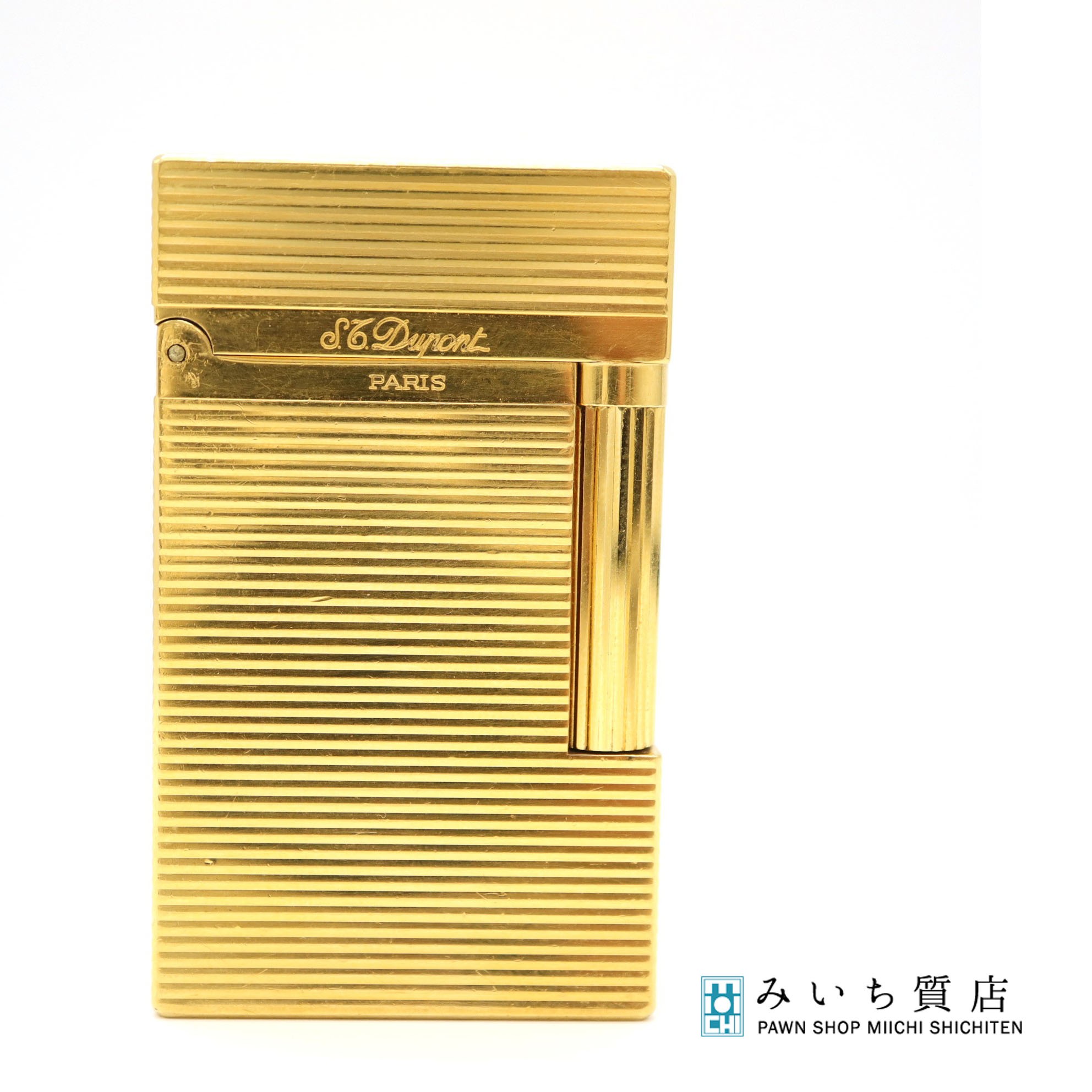 S.T.Dupont デュポン ガスライター LINE1S ライン1S ゴールドカラー 