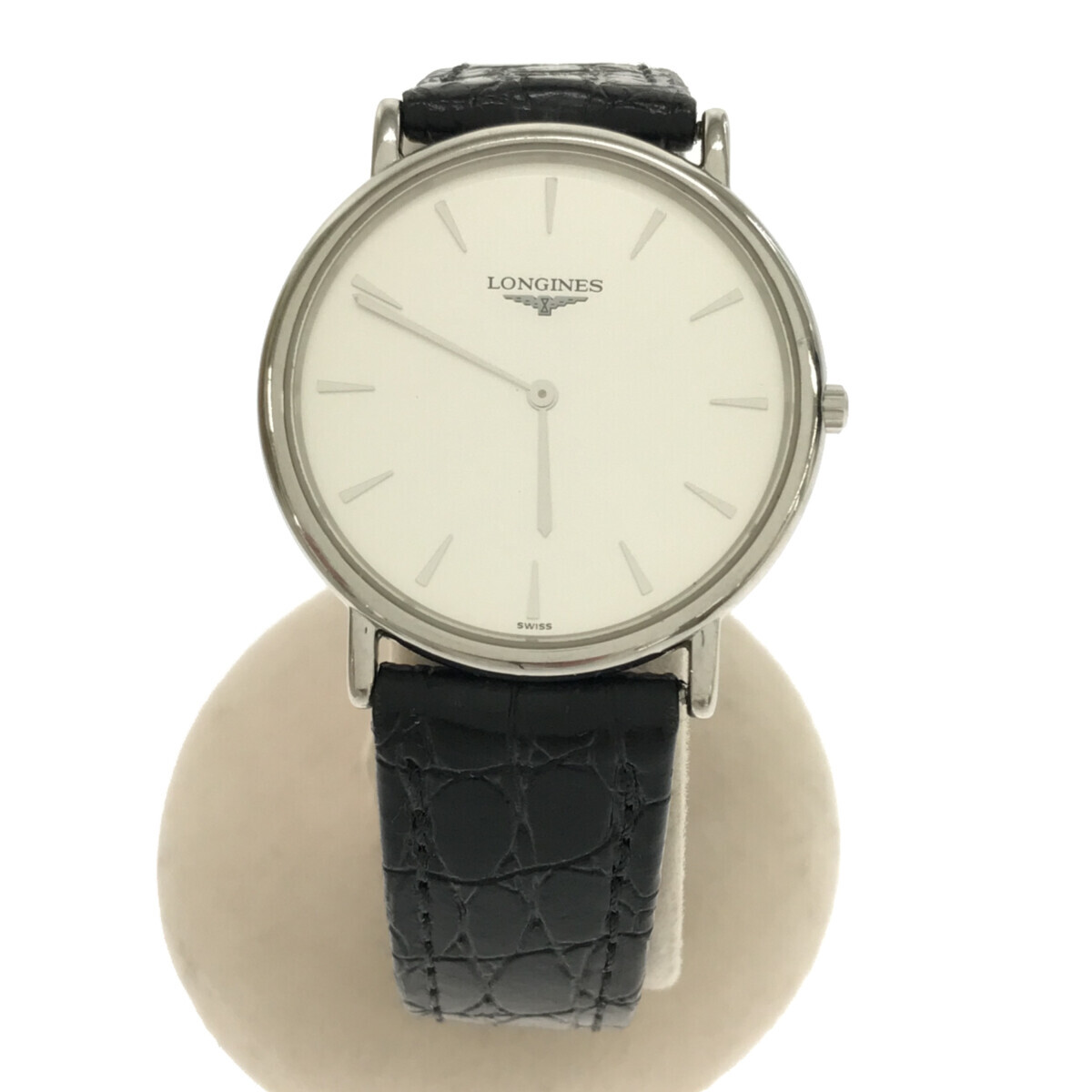 質屋 腕時計 稼働 LONGINES ロンジン L4.620.4 クォーツ シルバー文字盤 ベルト尾錠社外品 H15907 みいち質店|みいち質店