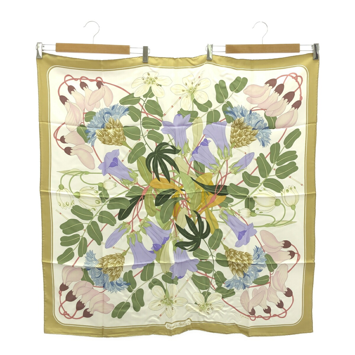 希少✨美品✨HERMES カレ90 Flora Graeca ギリシャの花 HERMES エルメス スカーフ カレ90 ギリシャの花 FLORA GRAECA