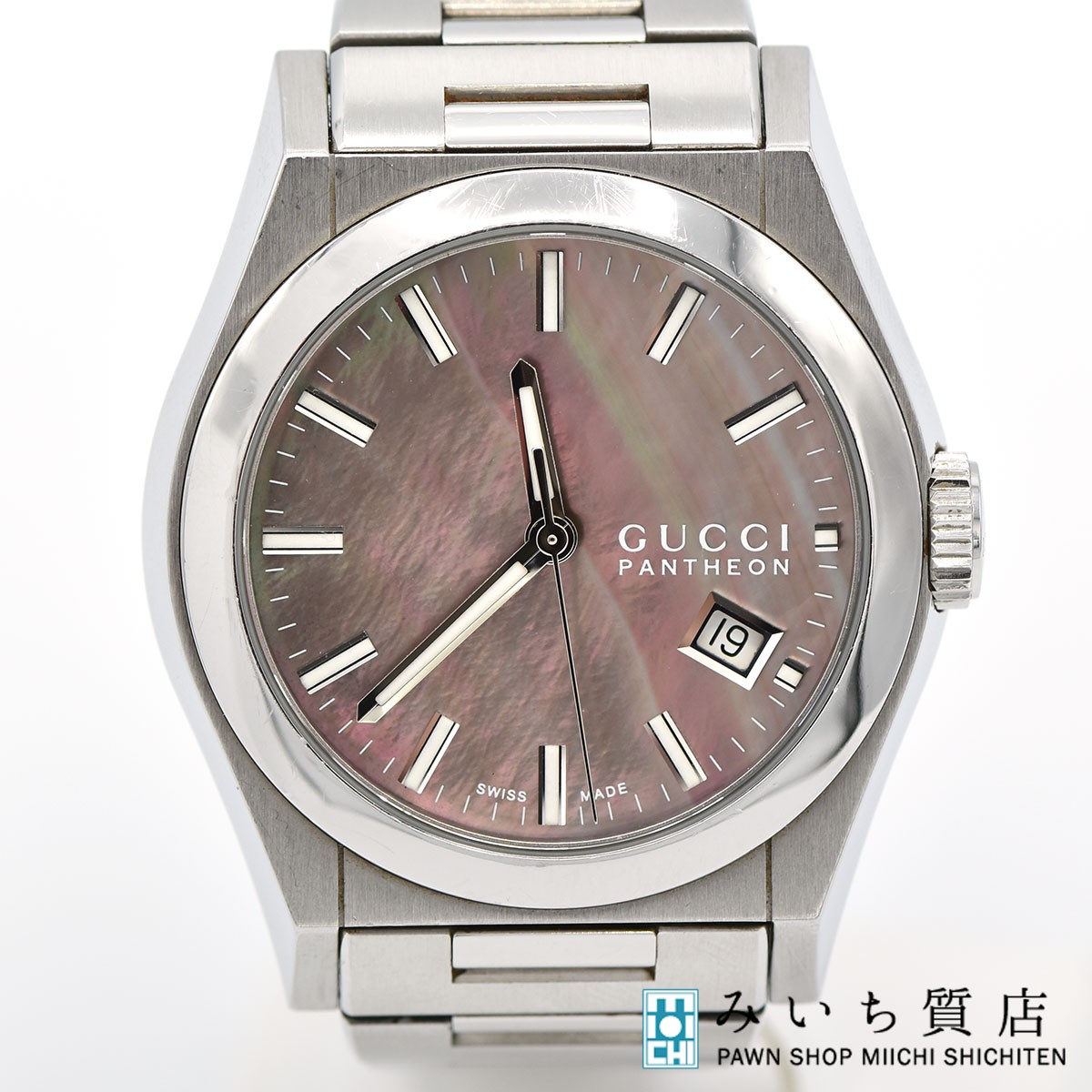 GUCCI グッチ 腕時計 メンズ レディース パンテオン シルバー腕時計 GUCCI グッチ 腕時計 メンズ 時計 グッチ時計 パンテオン