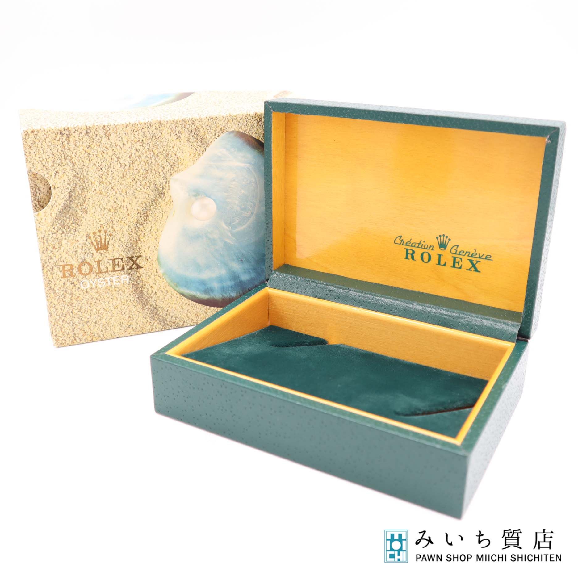 良品 ロレックス 空箱/BOX 腕時計用 グリーンカラー レディース/メンズ 良品 ロレックス グリーン 空箱 腕時計用 メンズ/レディース