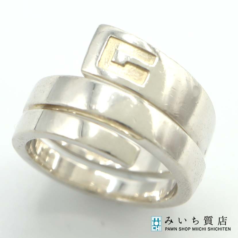 楽天市場】グッチ GUCCI スパイラル G スネーク リング 指輪 9号 SV Ag
