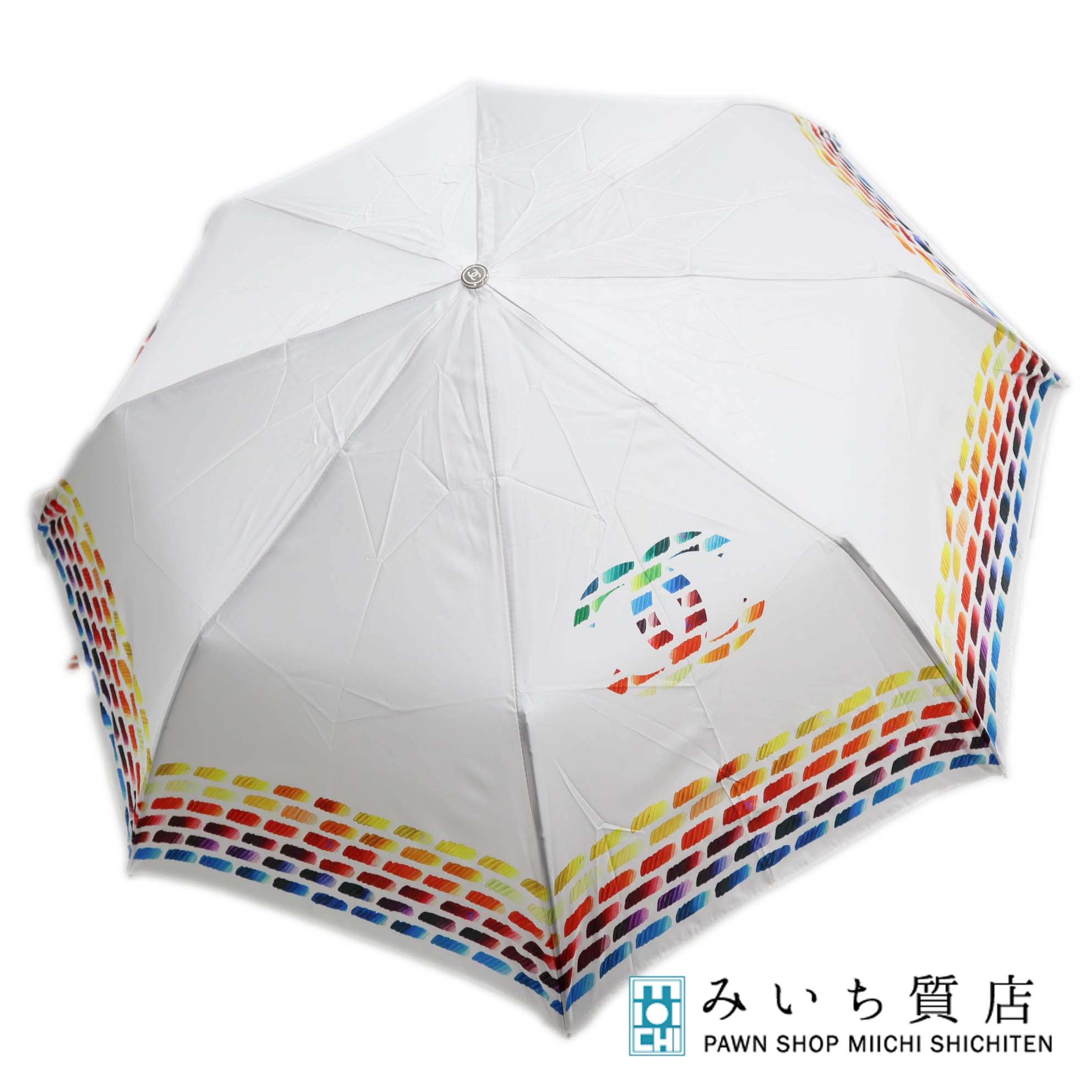 楽天市場】CHANEL シャネル サーフライン 折りたたみ傘 パラソル