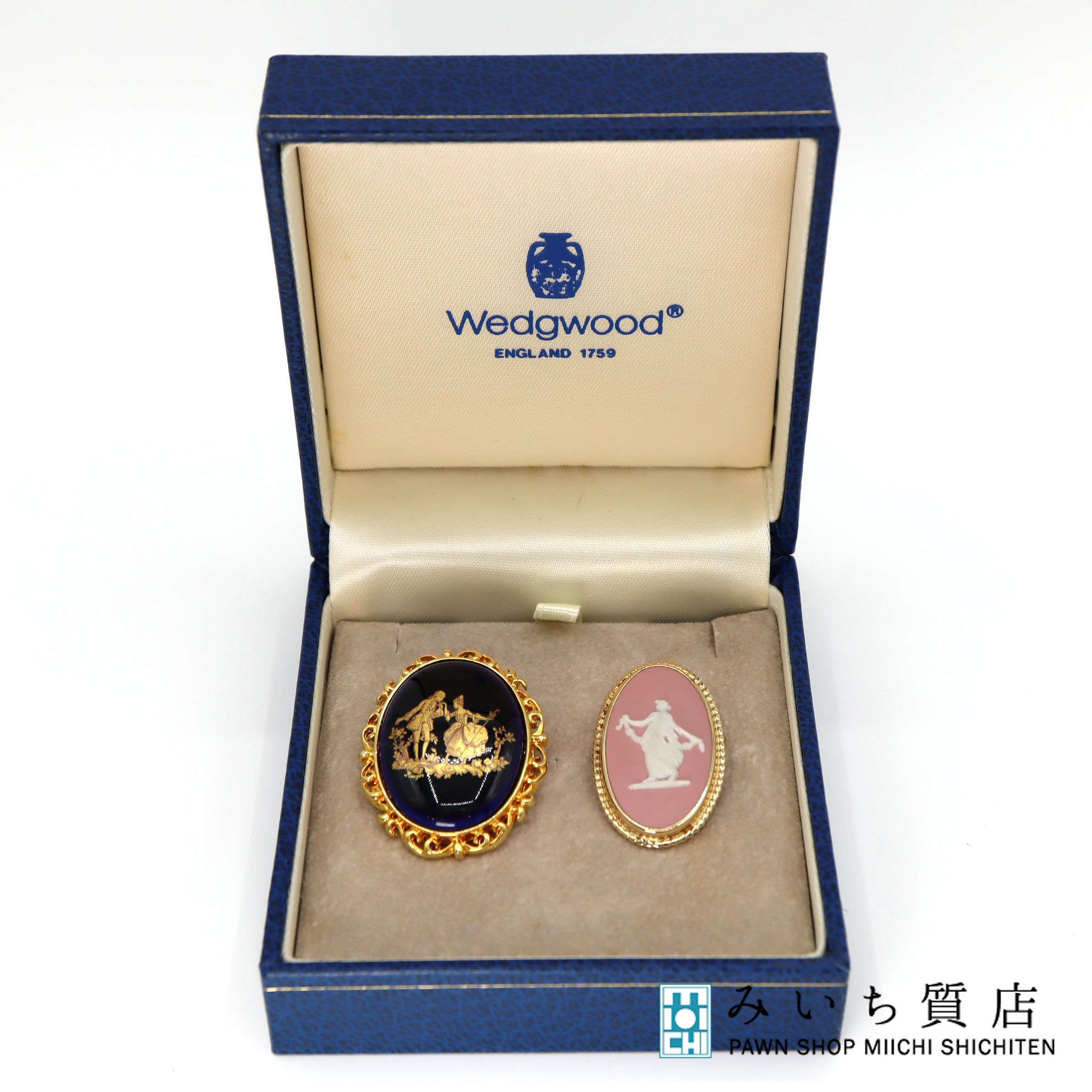 楽天市場】Wedgwood ウェッジウッド ジャスパー ブローチ 兼