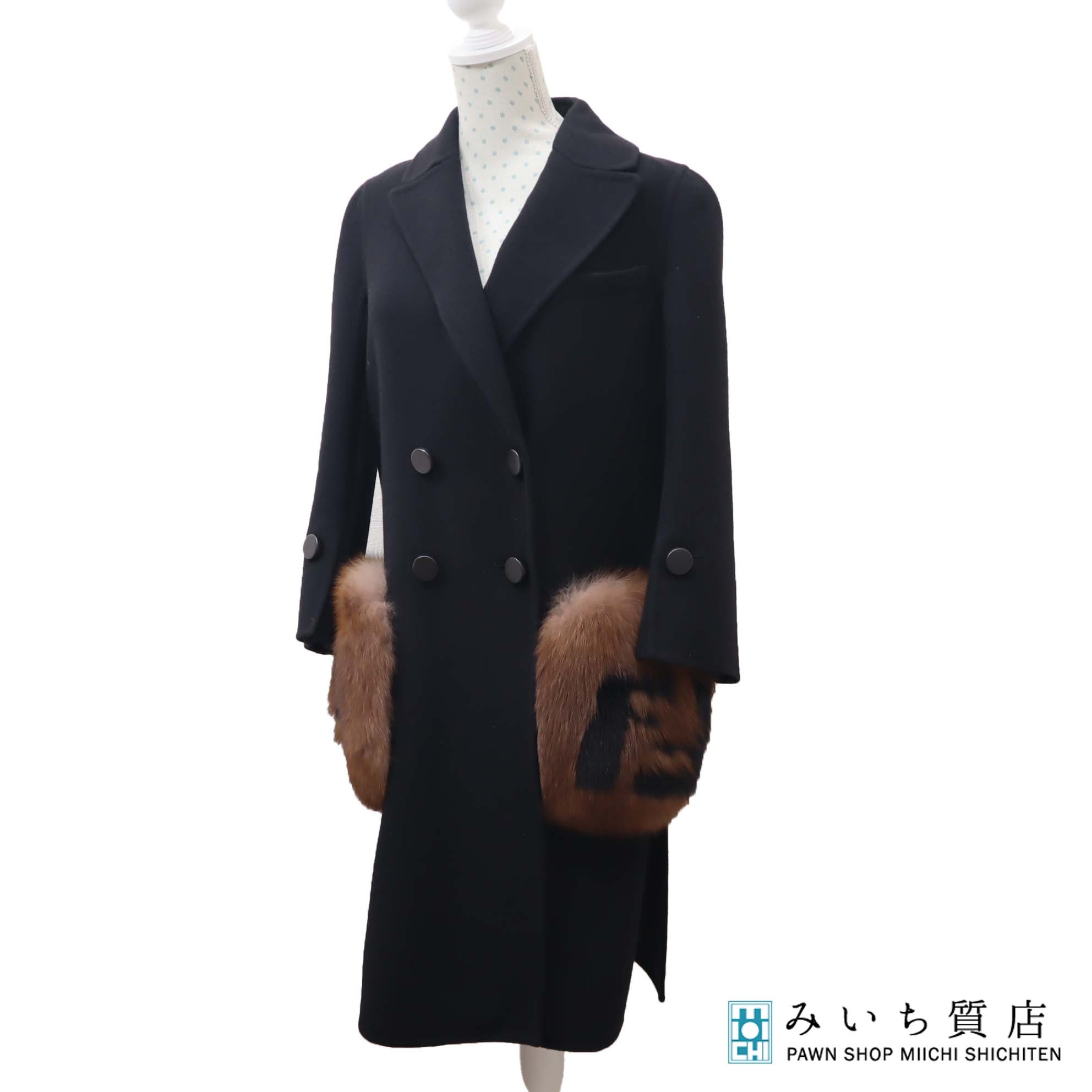 楽天市場】【SALE】 フェンディ FENDI リバーシブル チェスターコート