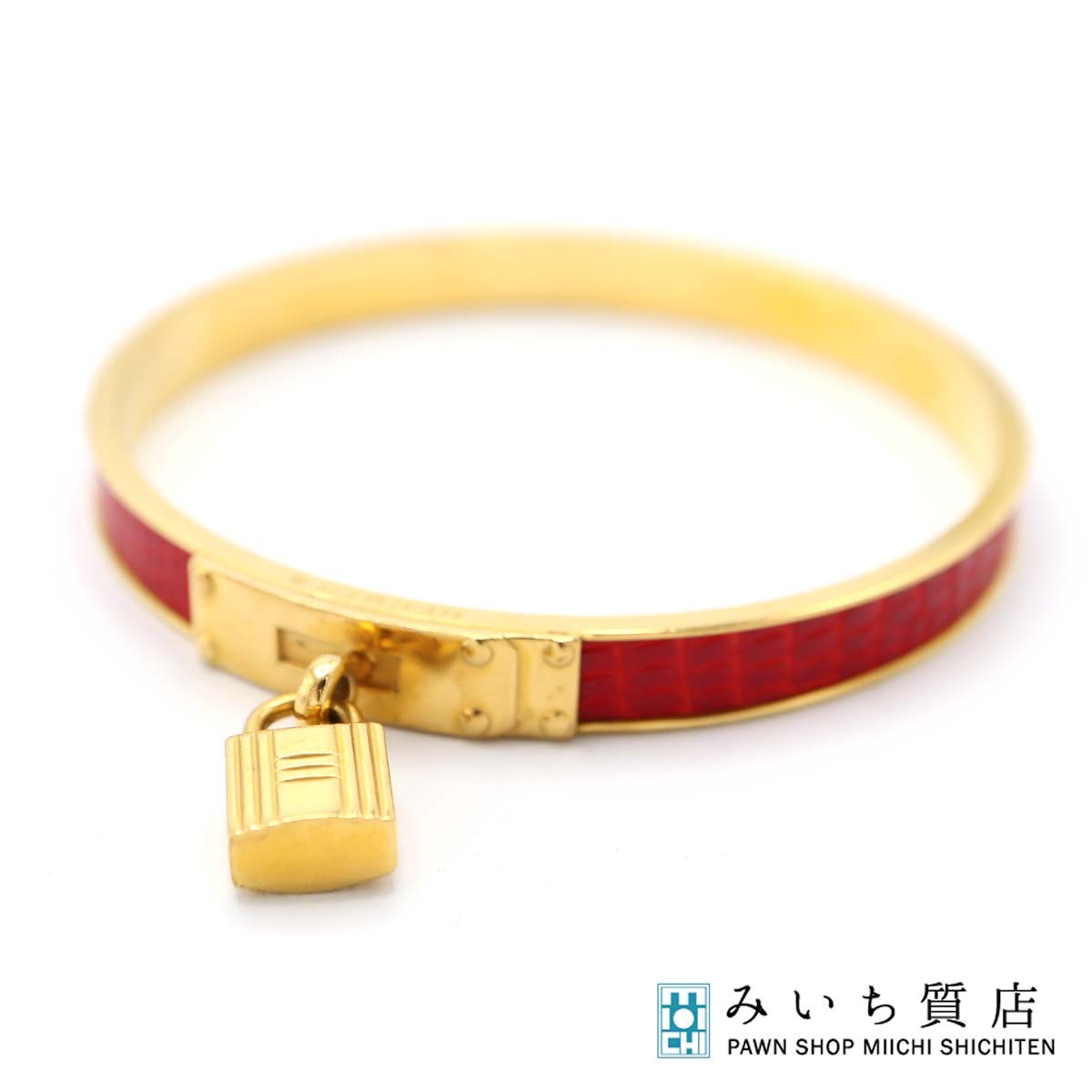 【超美品】HERMES ケリー リザード バングル ブレスレットレザー ゴールド 楽天市場】【中古】 HERMES エルメス ケリーバングル GP