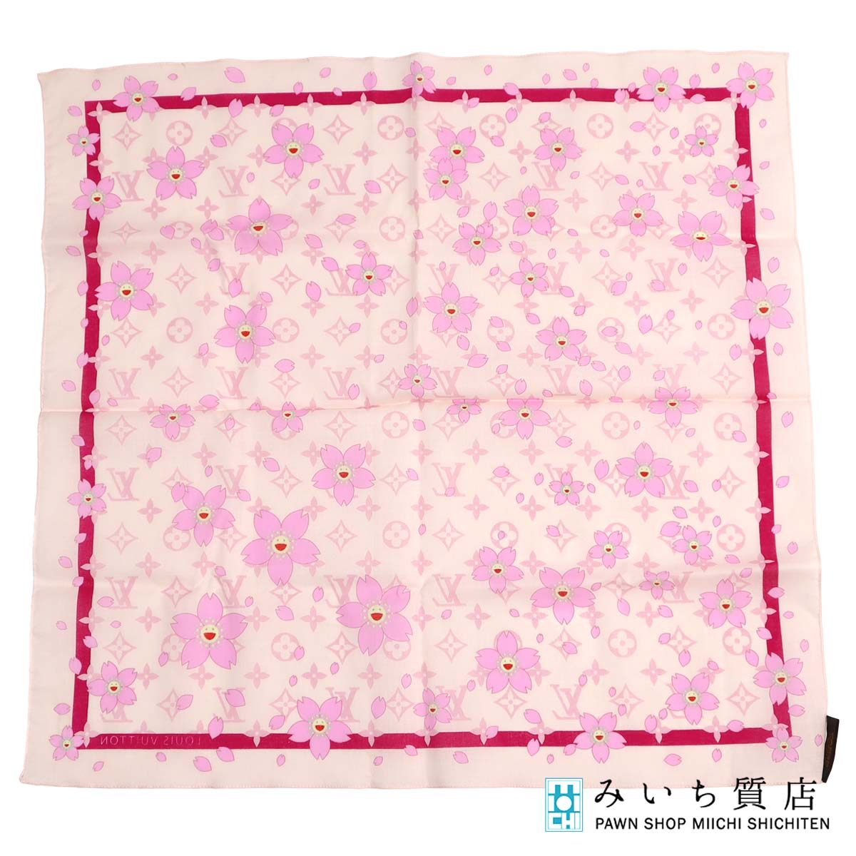 楽天市場】ルイヴィトン スカーフ LOUIS VUITTON LV × 村上隆 カレ70