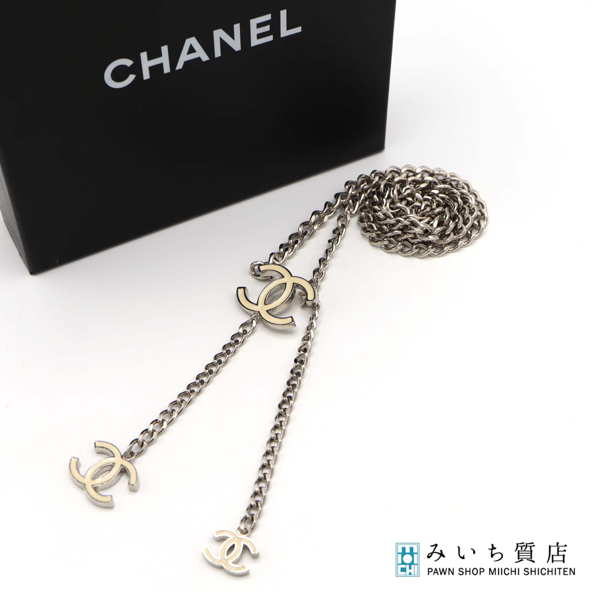 楽天市場】CHANEL シャネル チャーム付き 95P アイコン チェーン