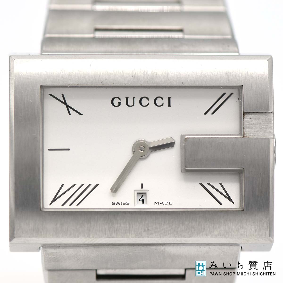 楽天市場】【ウォッチ】GUCCI グッチ レクタンクラー ブルー パール