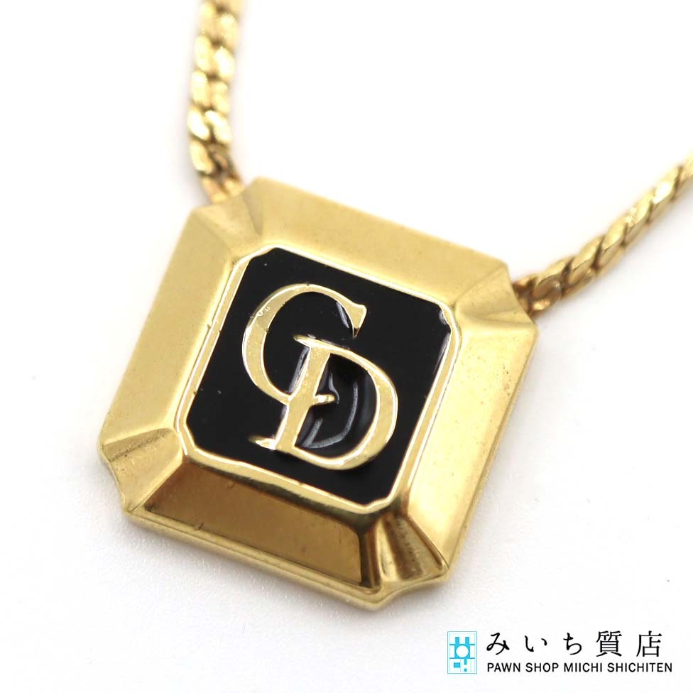 楽天市場】質屋 Christian Dior ディオール ネックレス CDロゴ