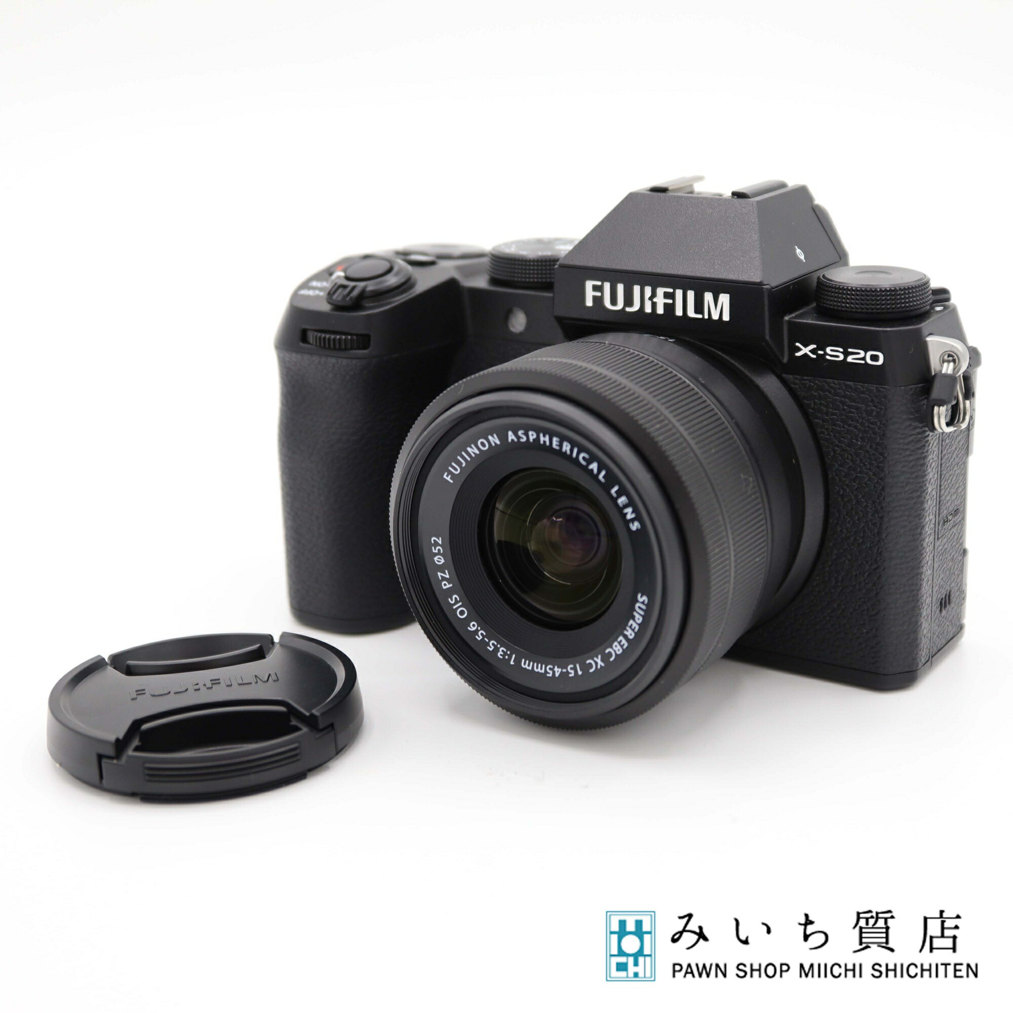 質屋 FUJIFILM 富士フイルム 一眼 デジタルカメラ X-S20 SUPER EBC XC 15-45mm 1:3.5-5.6 OIS PZ レンズキット  動作確認済 24s916-1 みいち質店