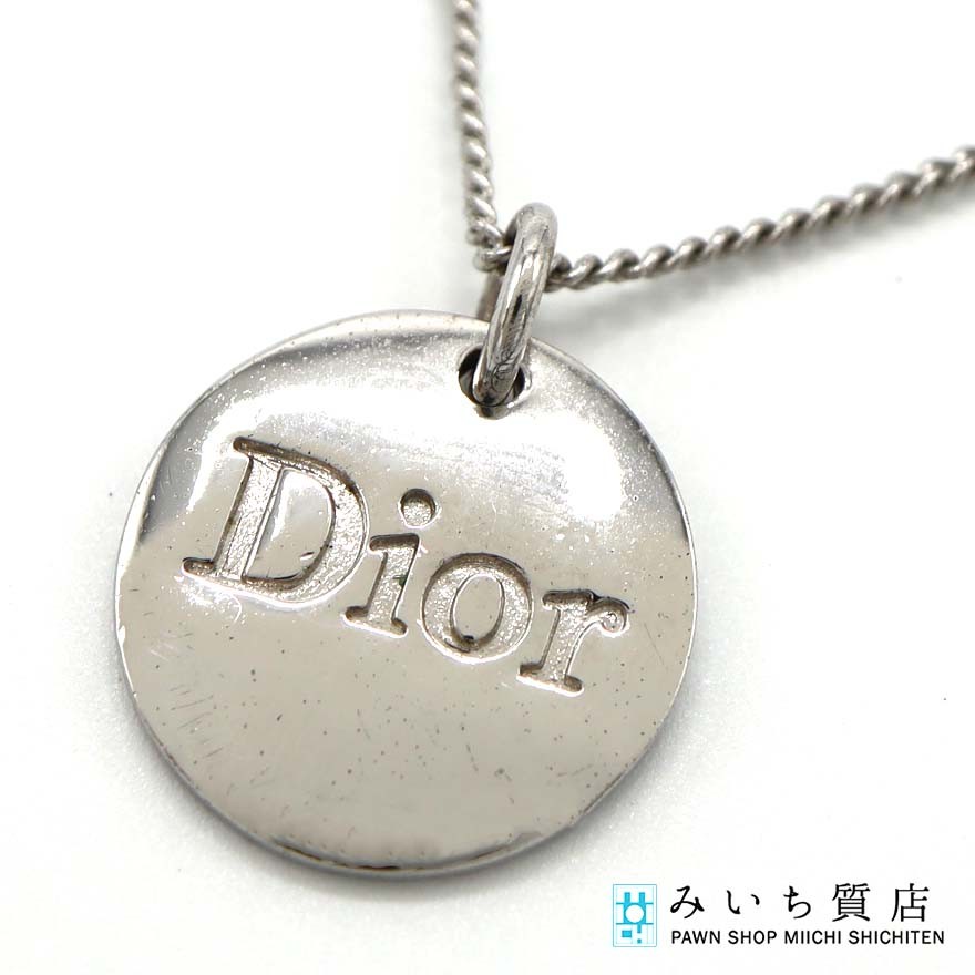 楽天市場】質屋 Christian Dior ディオール ネックレス CDロゴ