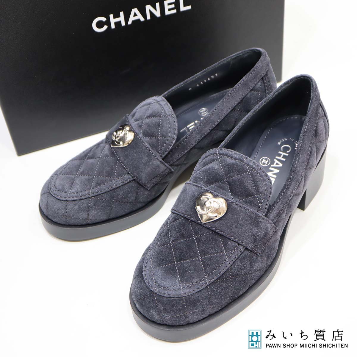 楽天市場】CHANEL ターンロック ローファー マトラッセ 20C G36646