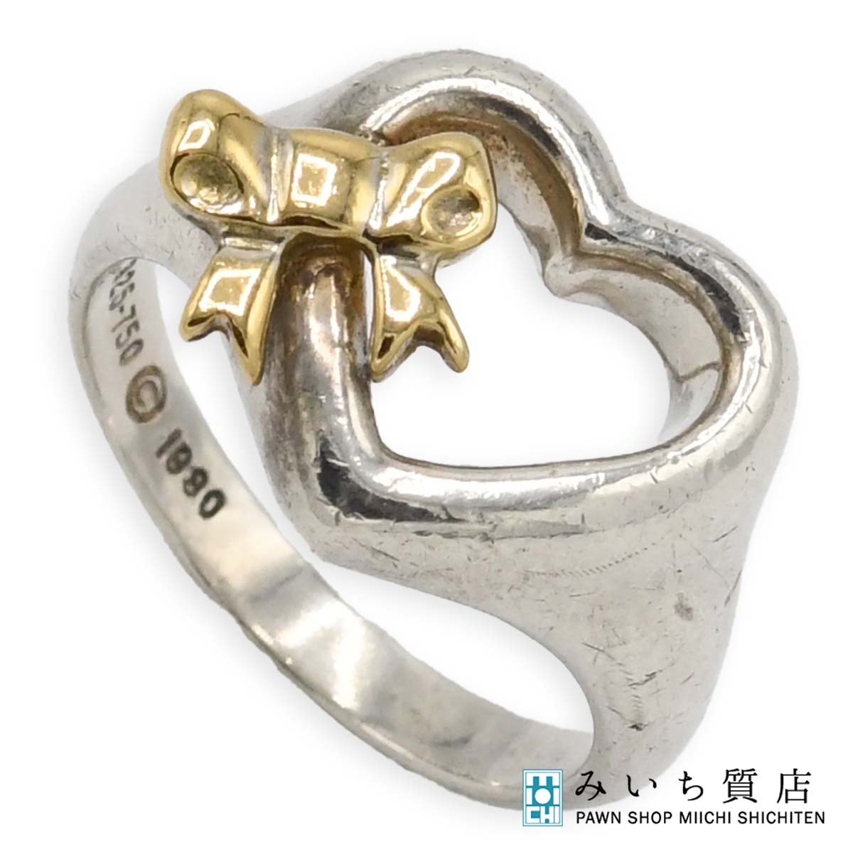 楽天市場】TIFFANY ティファニー カーブドウェーブ ハート リング 指輪