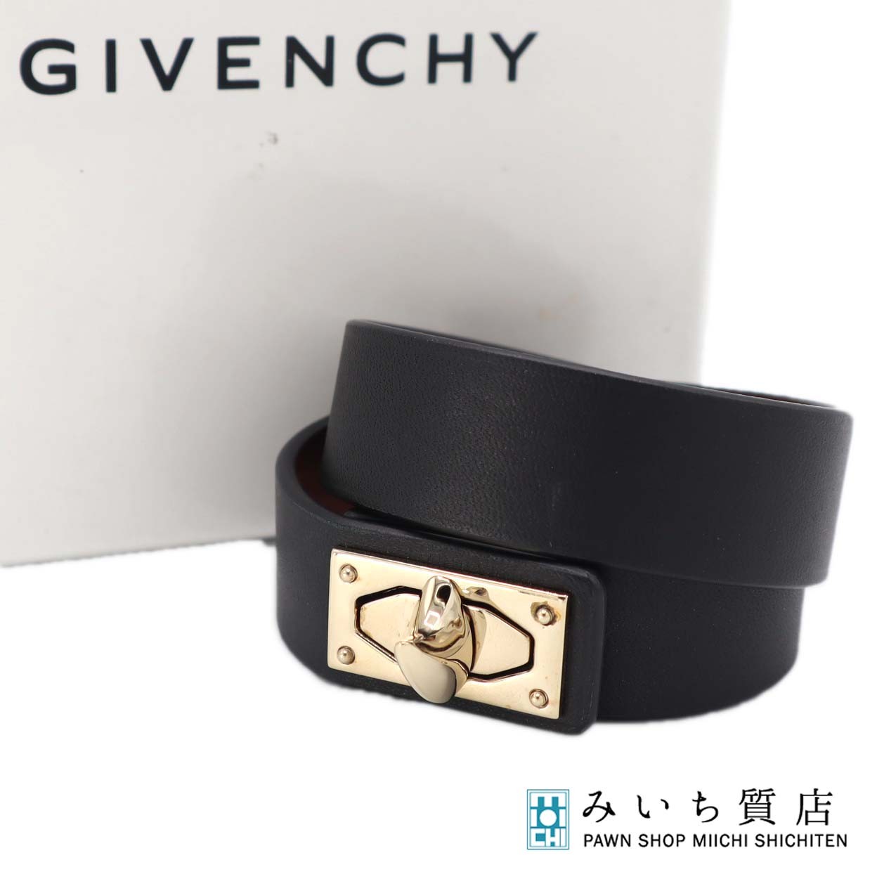 GIVENCHY ジバンシィ ブレスレット・バングル 黒 2020724N0003 361005261_5.jpg