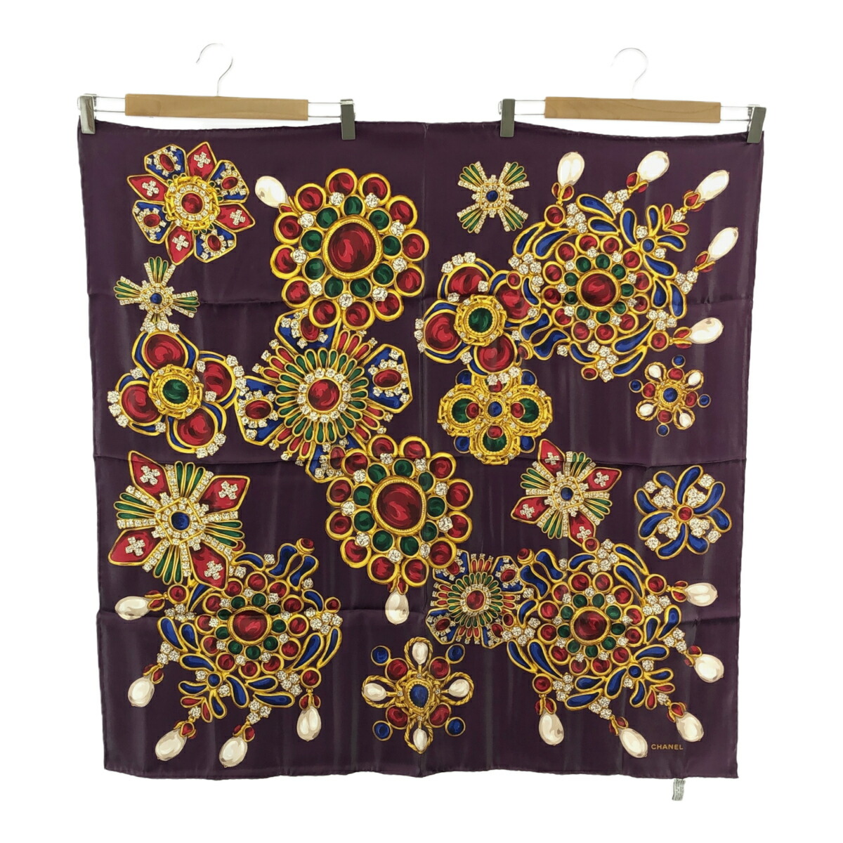 楽天市場】CHANEL シャネル スカーフ マドモアゼル シルエット レッド