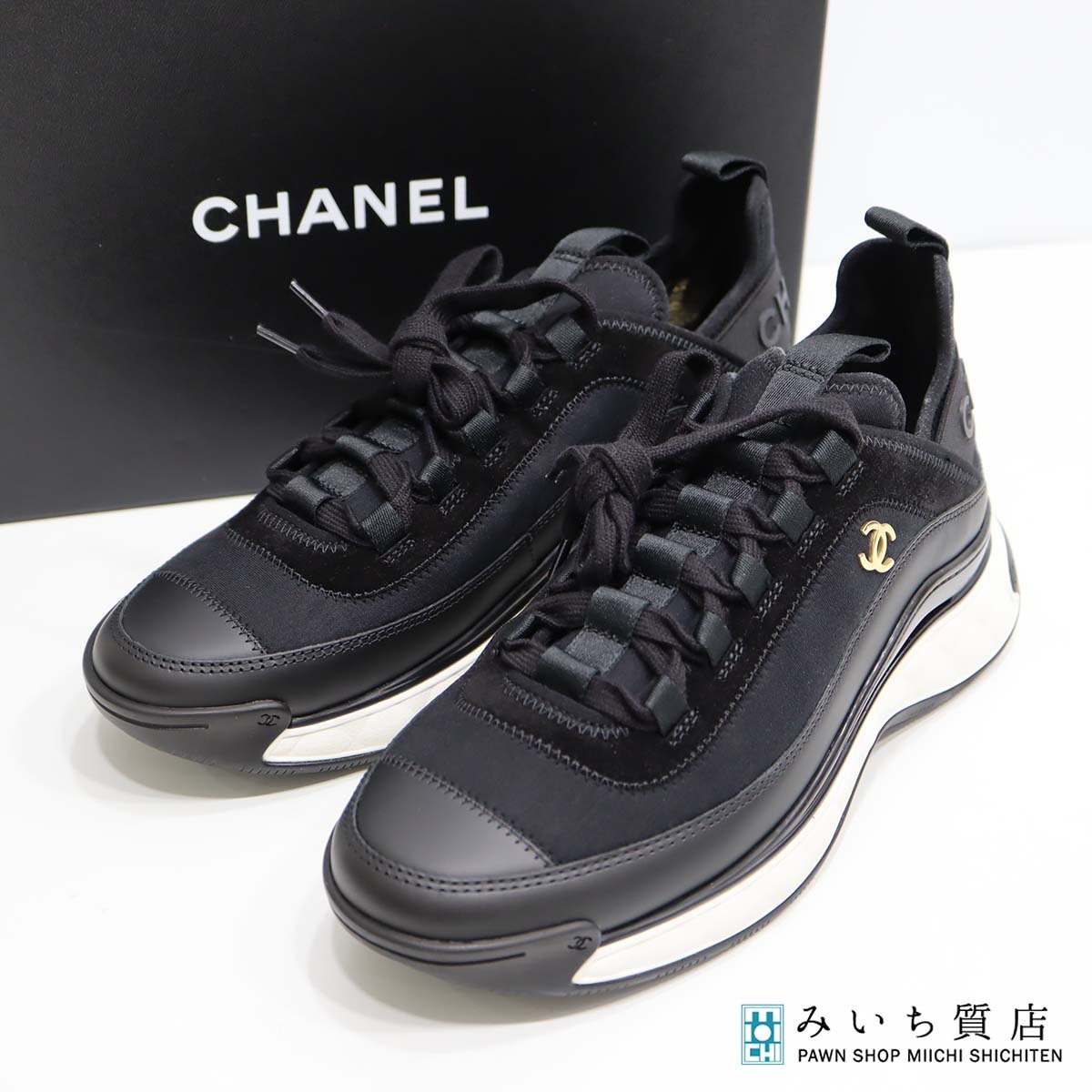 驚きの価格が実現！ 楽天市場】質屋 シャネル CHANEL 靴 スニーカー G45110X01000 靴