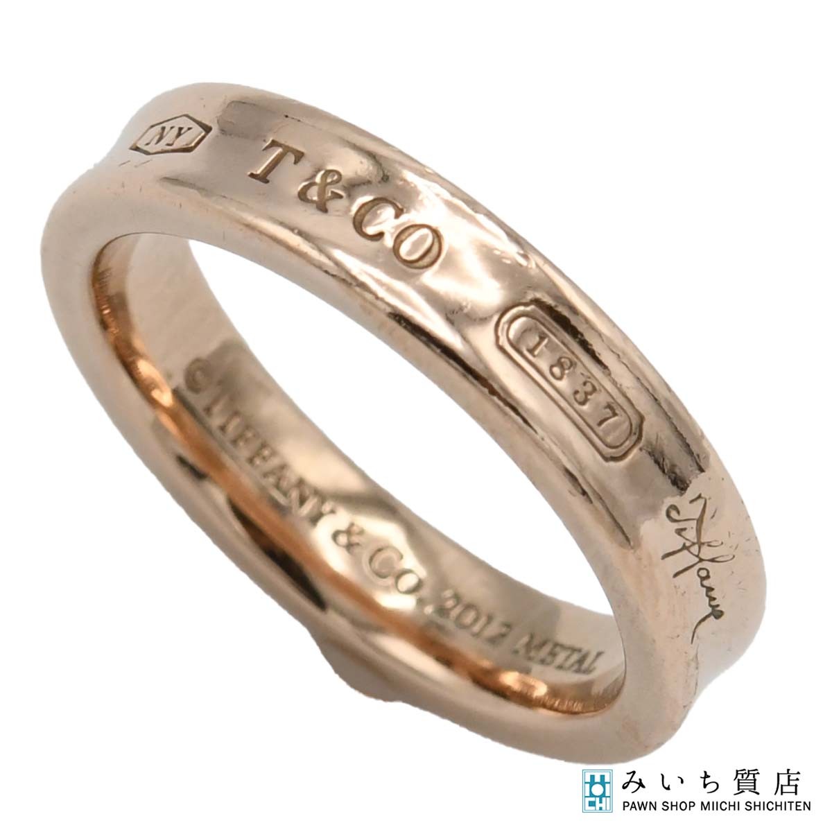 楽天市場】TIFFANY & Co. ティファニー 1837 ナローリング 12号