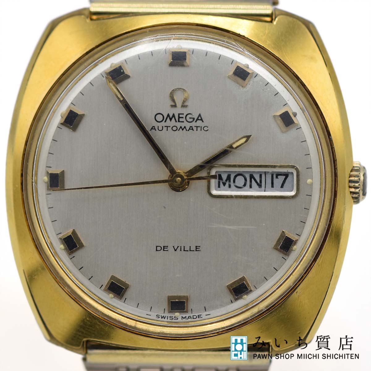 質屋 腕時計 稼働 OMEGA オメガ DE VILE 自動巻き シルバー色文字盤 ベルト社外品 eo4 みいち質店|みいち質店