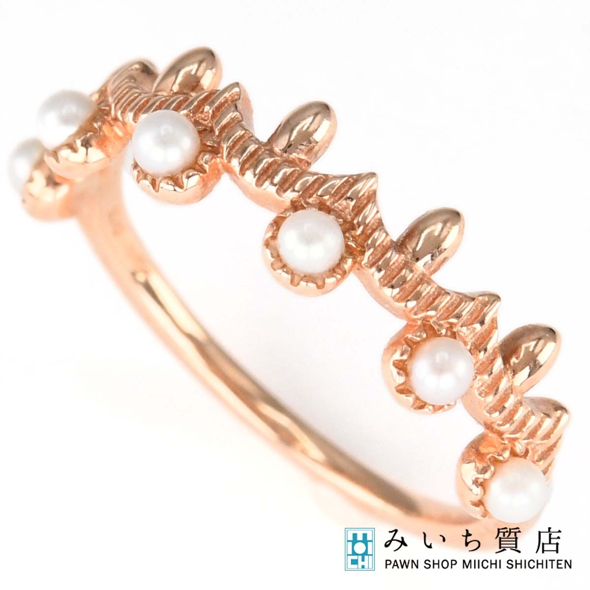 楽天市場】ete エテ 指輪 透明石 リング 3号 ピンクゴールド