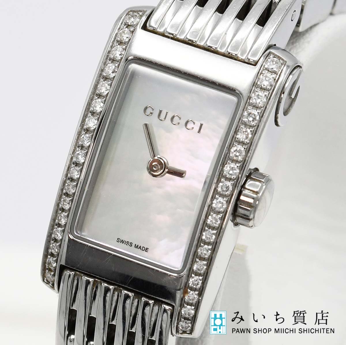 楽天市場】質屋 腕時計 GUCCI グッチ 7700L ブラック文字盤