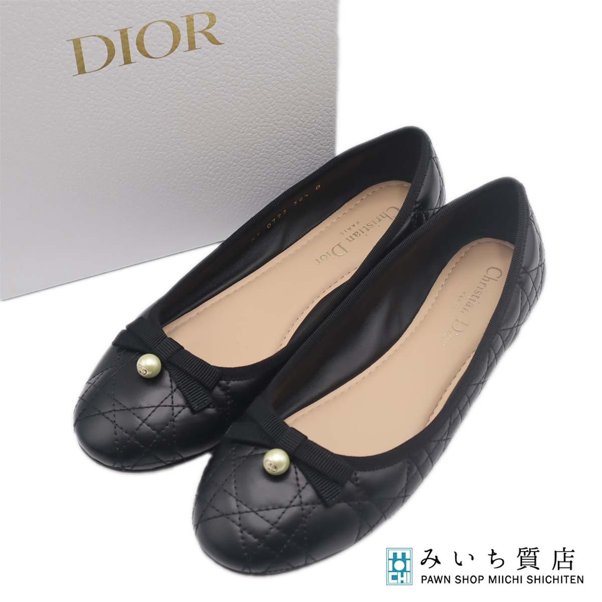【保存袋付】Christian Dior メッシュ バレエシューズ 35 1/2 imgrc0130665422.jpg