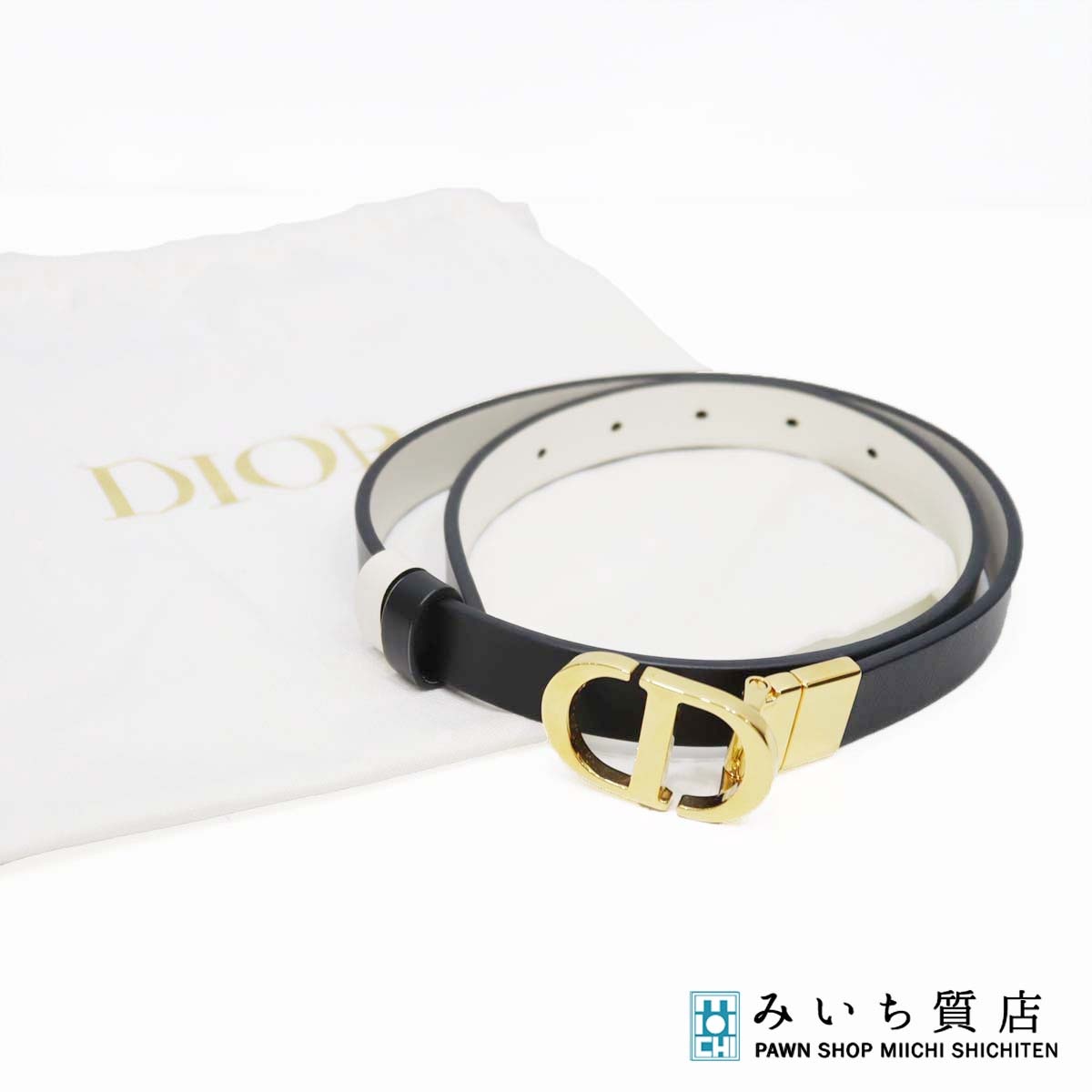 楽天市場】ディオール Dior ベルト CD アイコン リバーシブル 40MM